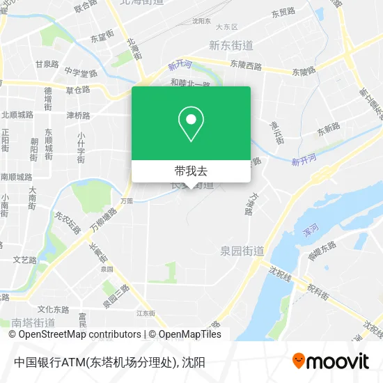 中国银行ATM(东塔机场分理处)地图