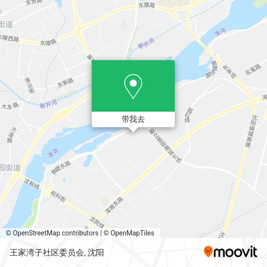 王家湾子社区委员会地图