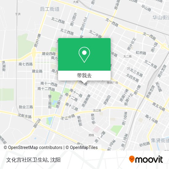 文化宫社区卫生站地图