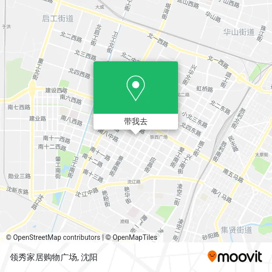 领秀家居购物广场地图