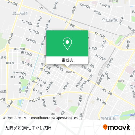 龙腾发艺(南七中路)地图