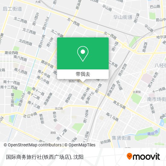 国际商务旅行社(铁西广场店)地图