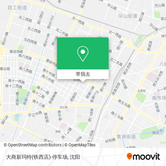 大商新玛特(铁西店)-停车场地图