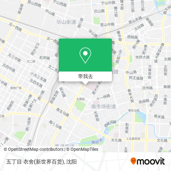 五丁目·衣舍(新世界百货)地图