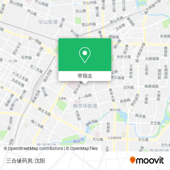 三合缘药房地图