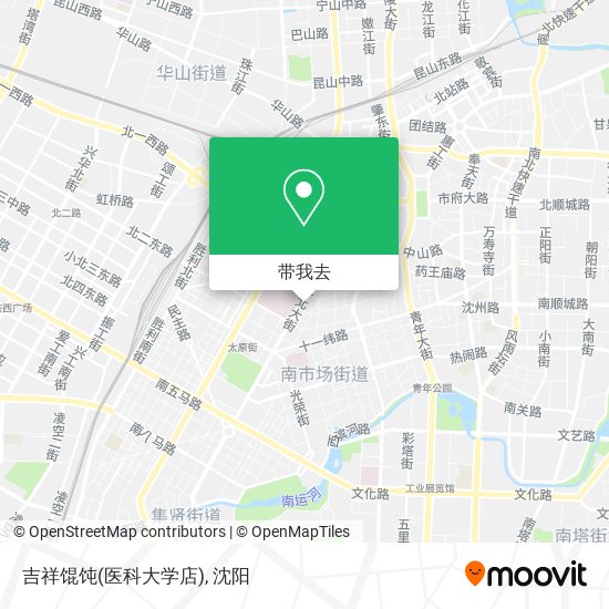 吉祥馄饨(医科大学店)地图