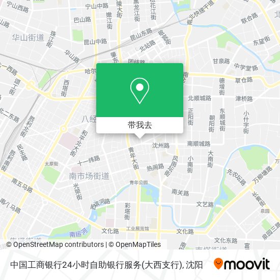 中国工商银行24小时自助银行服务(大西支行)地图
