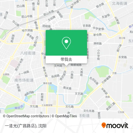 一道光(广昌路店)地图