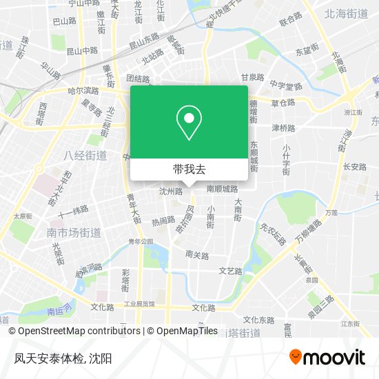 凤天安泰体检地图