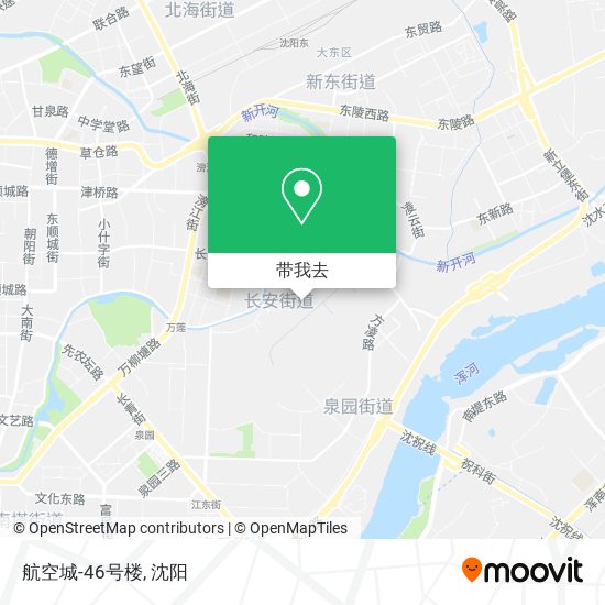 航空城-46号楼地图