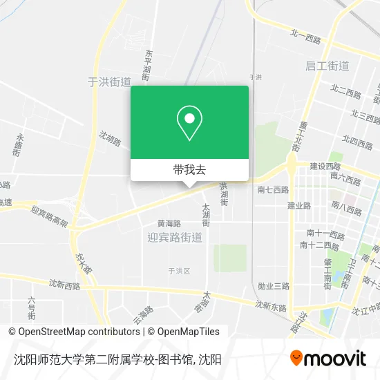 沈阳师范大学第二附属学校-图书馆地图