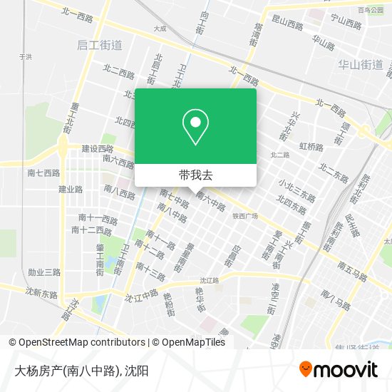 大杨房产(南八中路)地图