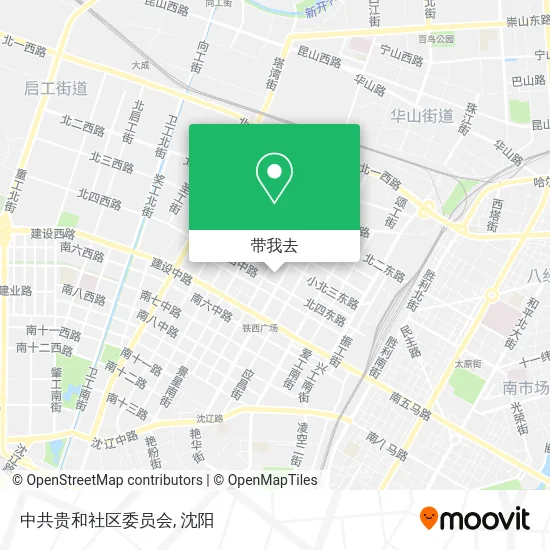 中共贵和社区委员会地图