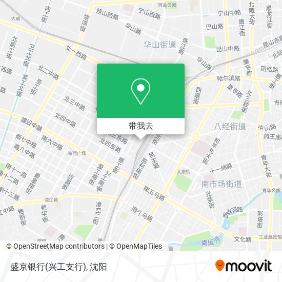 盛京银行(兴工支行)地图