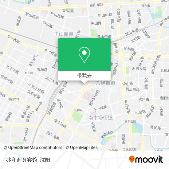 兆和商务宾馆地图