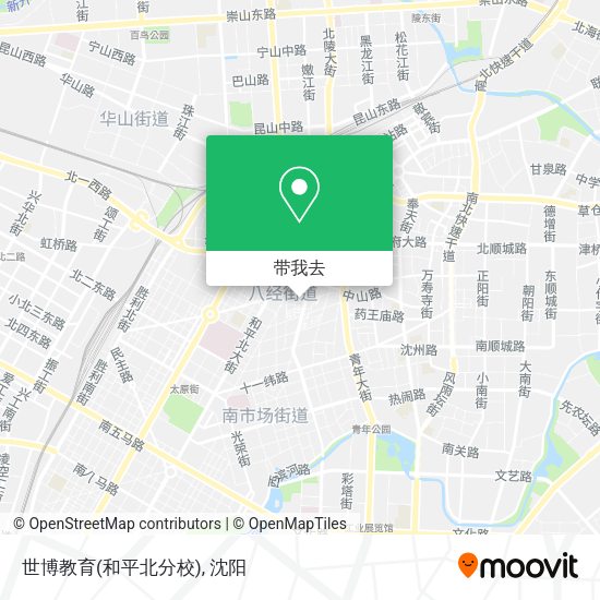 世博教育(和平北分校)地图