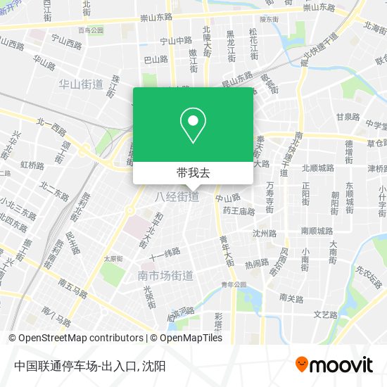中国联通停车场-出入口地图