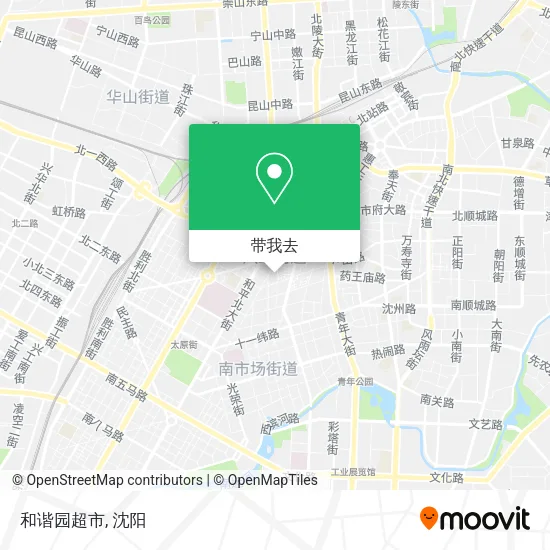 和谐园超市地图