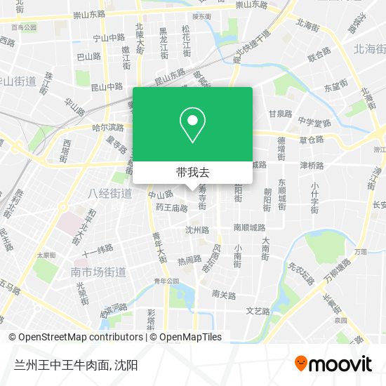 兰州王中王牛肉面地图