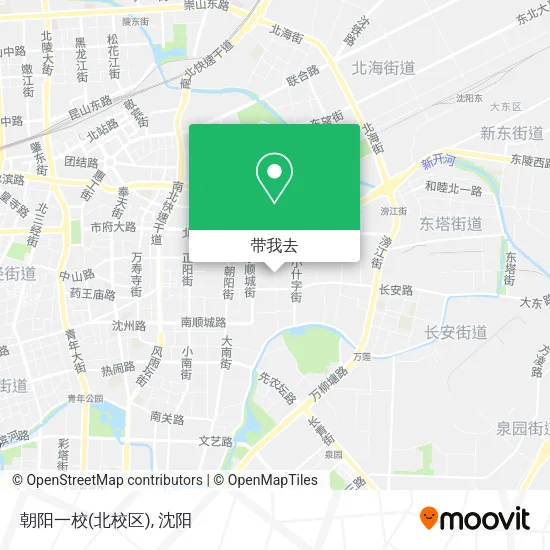 朝阳一校(北校区)地图