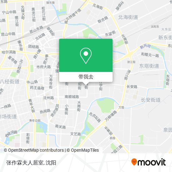 张作霖夫人居室地图