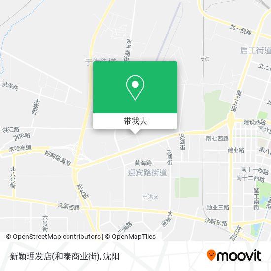 新颖理发店(和泰商业街)地图