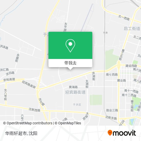华雨轩超市地图