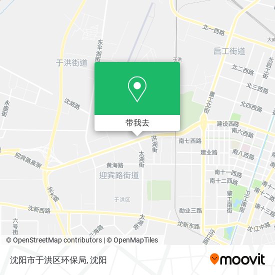 沈阳市于洪区环保局地图