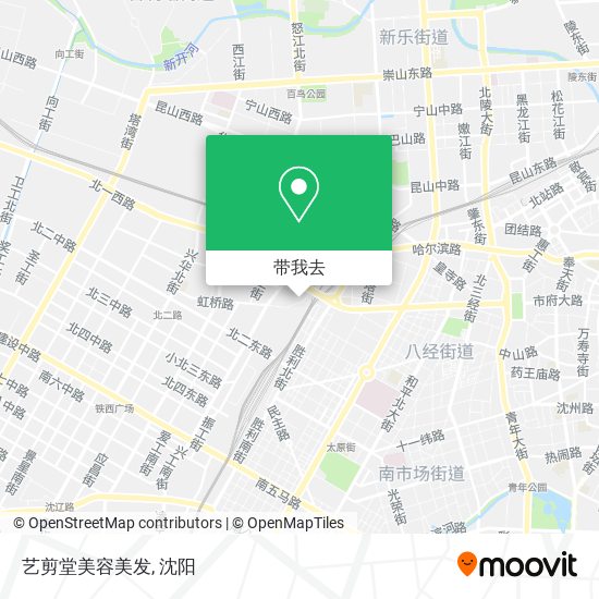 艺剪堂美容美发地图