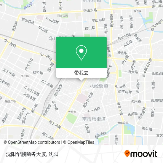 沈阳华鹏商务大厦地图