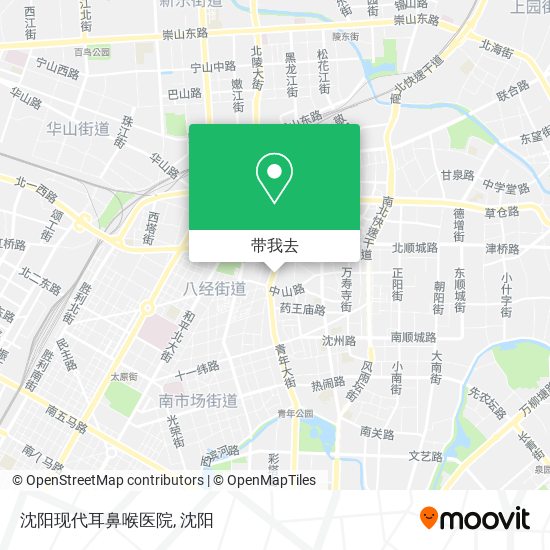 沈阳现代耳鼻喉医院地图