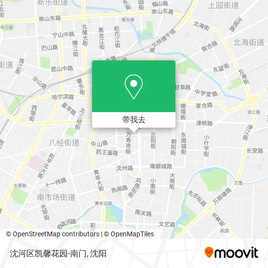 沈河区凯馨花园-南门地图