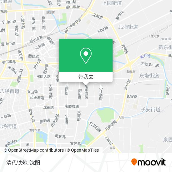 清代铁炮地图
