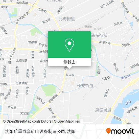 沈阳矿重成套矿山设备制造公司地图