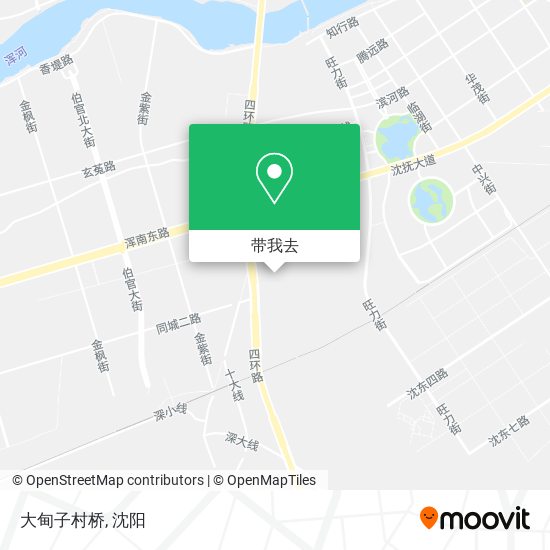 大甸子村桥地图