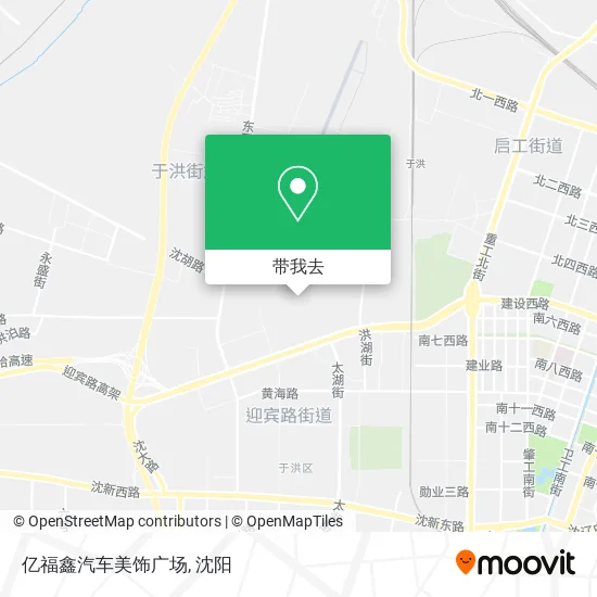 亿福鑫汽车美饰广场地图
