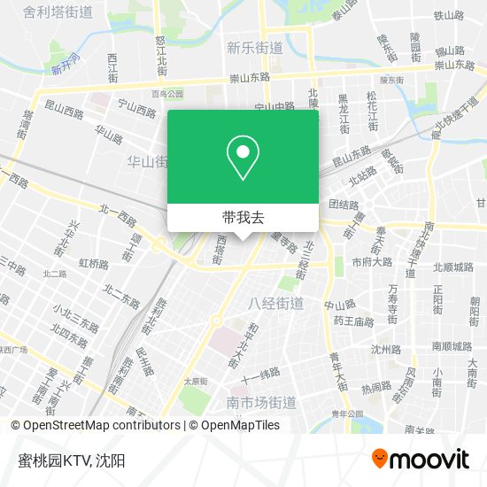 蜜桃园KTV地图