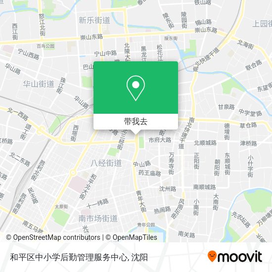和平区中小学后勤管理服务中心地图