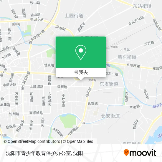 沈阳市青少年教育保护办公室地图