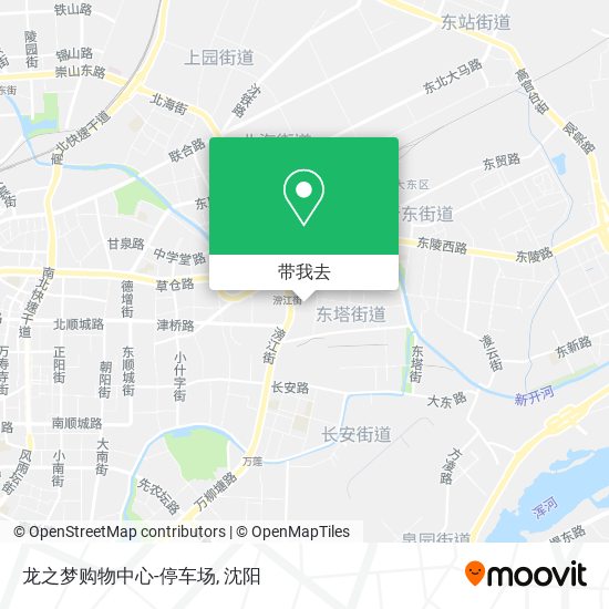 龙之梦购物中心-停车场地图
