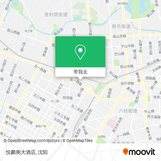 悦麟阁大酒店地图