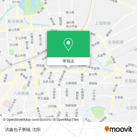 洪鑫包子粥铺地图