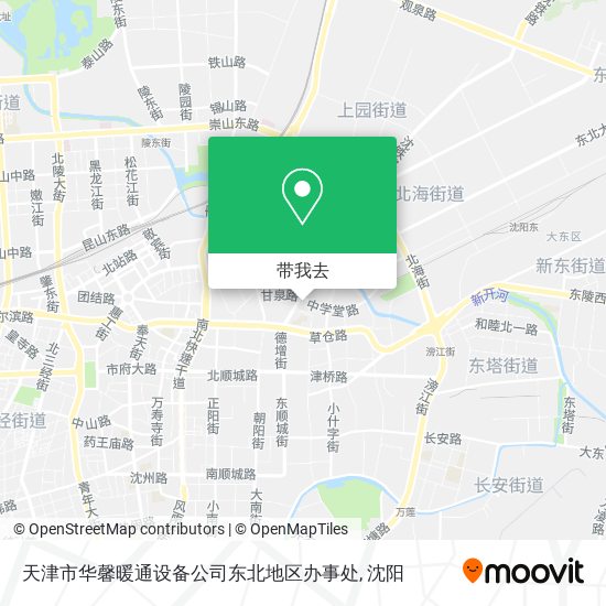 天津市华馨暖通设备公司东北地区办事处地图