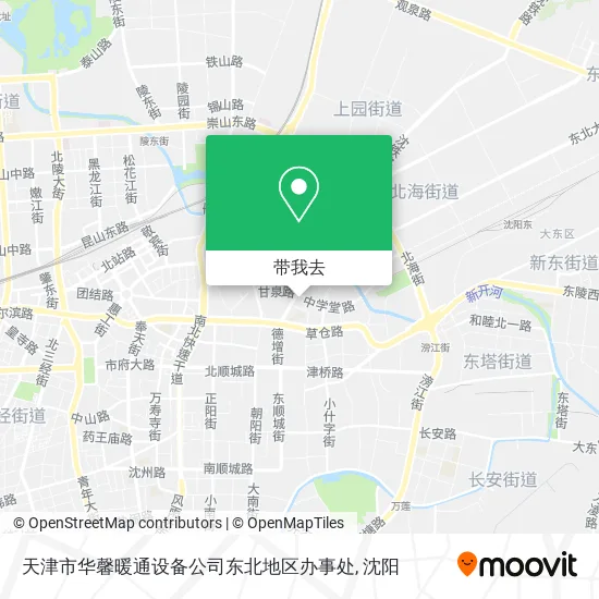 天津市华馨暖通设备公司东北地区办事处地图