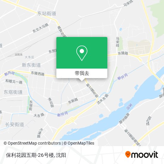 保利花园五期-26号楼地图