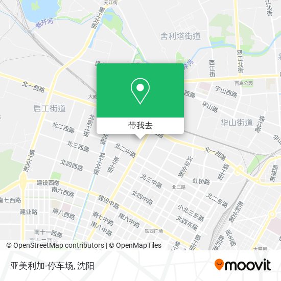 亚美利加-停车场地图