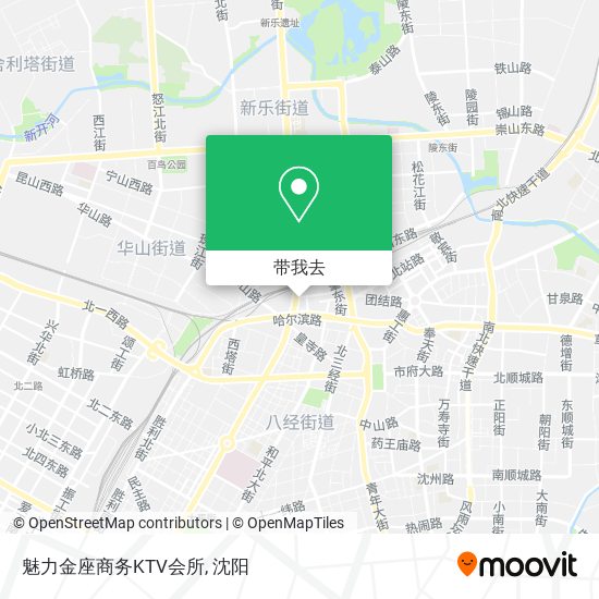 魅力金座商务KTV会所地图