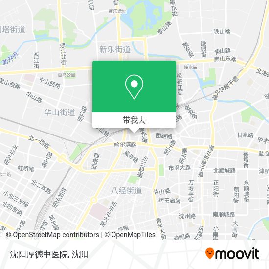 沈阳厚德中医院地图