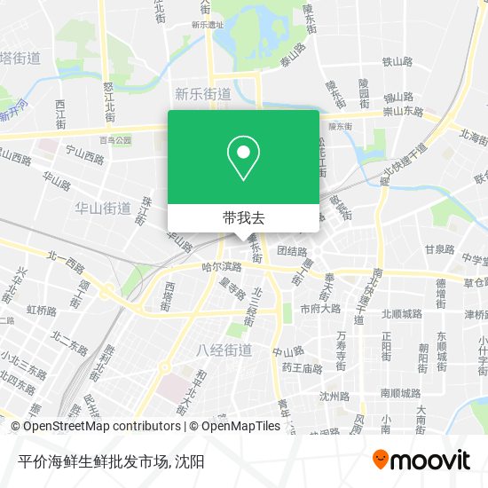 平价海鲜生鲜批发市场地图