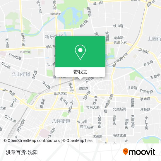 洪章百货地图